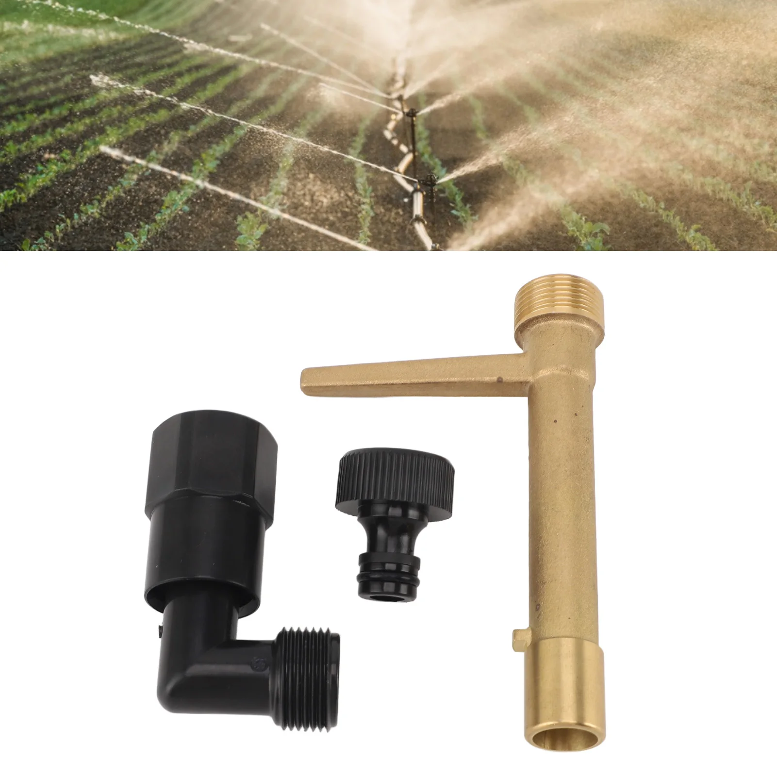 

Quick Coupling Valve Key G3/4 Rustproof Brass Quick Coupler Key Garden Hose Underground Irrigation Tool