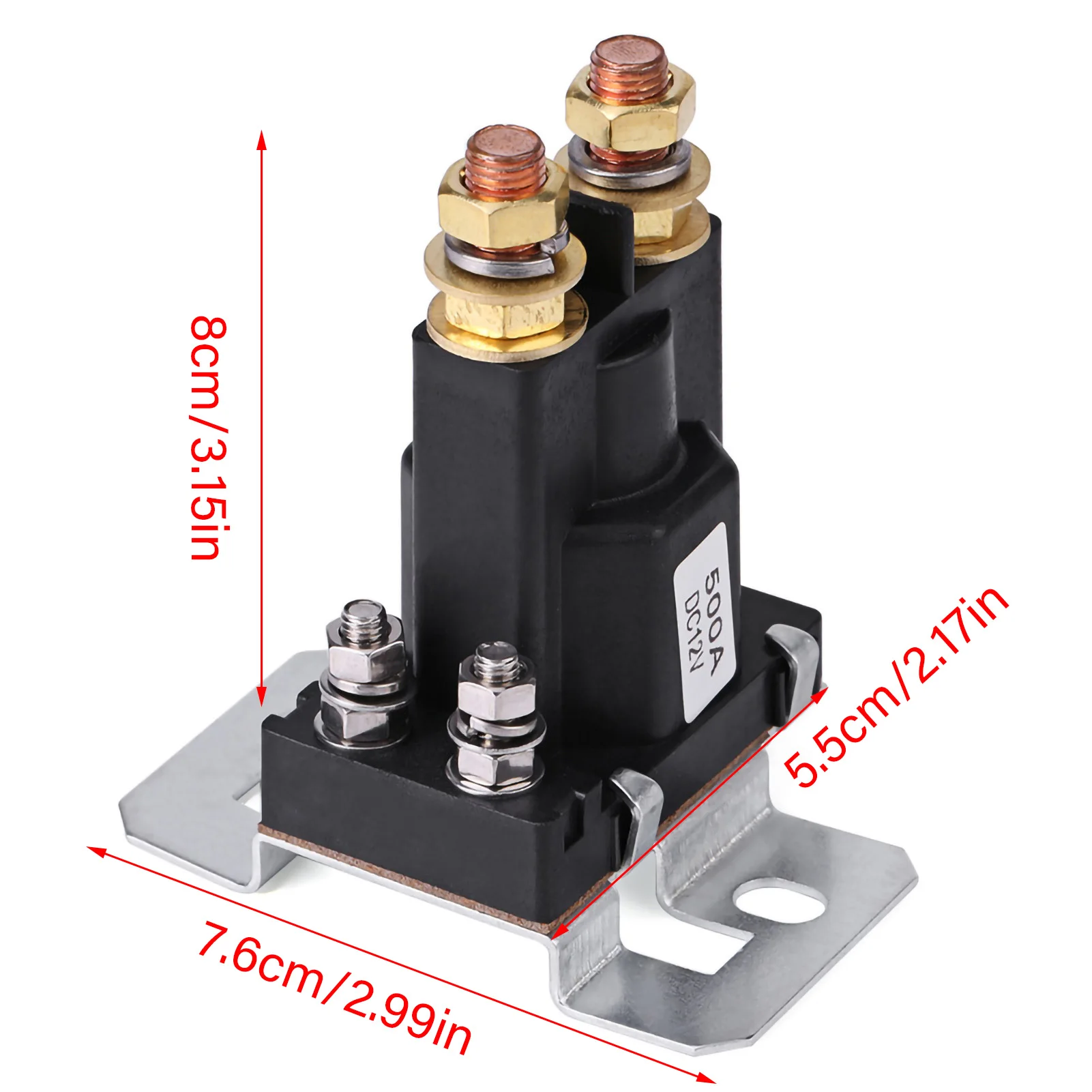 Auto Starter Relay High Current Starter Relay 500A  12V SPST Auto Start Contactor Heavy current relay Starter Relay Relay