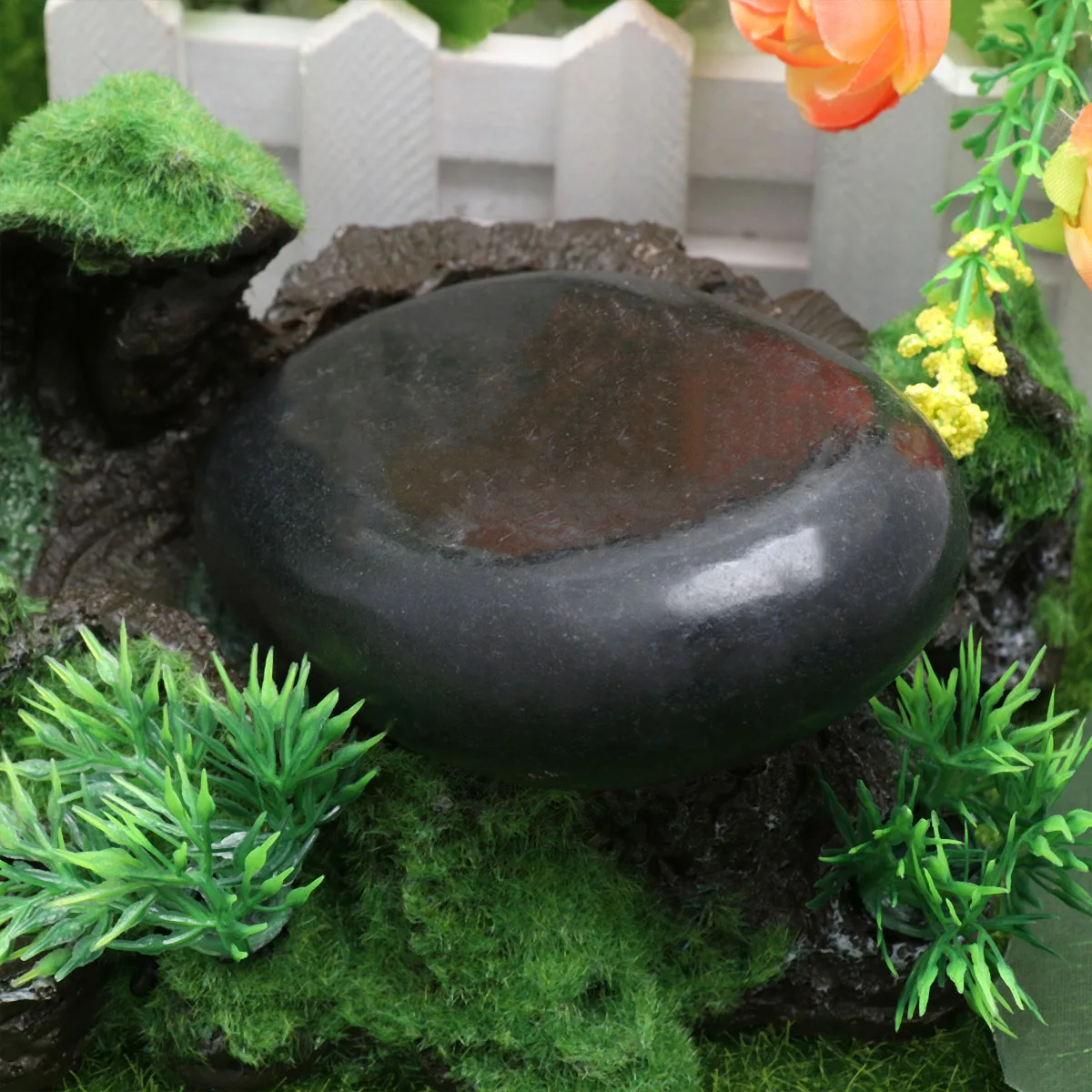 Pedras de massagem de pedra vulcânica para spa preto suave pedras de massagem quente para relaxamento eletromagnético