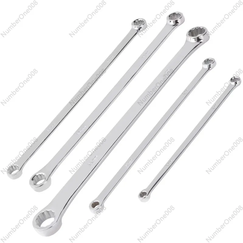 

Extra Long Double Head Box Wrench, Heavy Duty Automotive Repair Tool for Mechanics, Flat Straight Handle Design