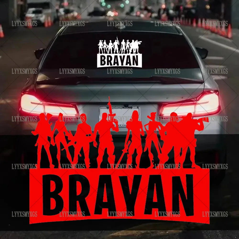 

Self-Adhesive Custom Personalised Game Gamer Car Stickers Waterproof Sunscreen Vinyl Wall Decor PVC wholesale Car Accessories