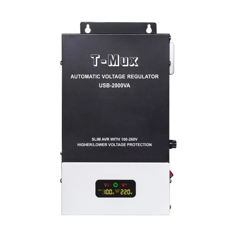 USB-2000VA Single phase ac 220v relay control  regulator automatic voltage stabilizer