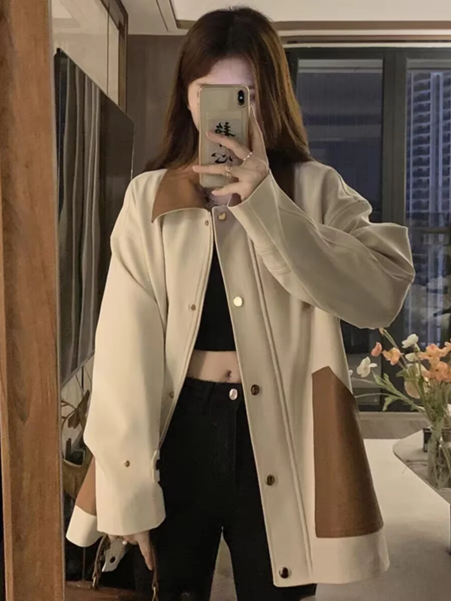 

Женские бейсбольные куртки: мягкие, осенние, эластичные, с леопардовым принтом, антистатические, утолщенные, классические, блестящие, в стиле Майярд, с узором «рыбья кость», винтажные, офисные