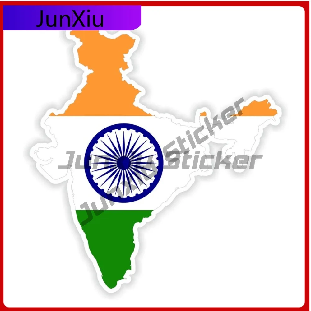 

With National Emblem Detail India Map Flag Beautiful Automotive Exterior Accent Used Across Cars Motorcycles And Scooters