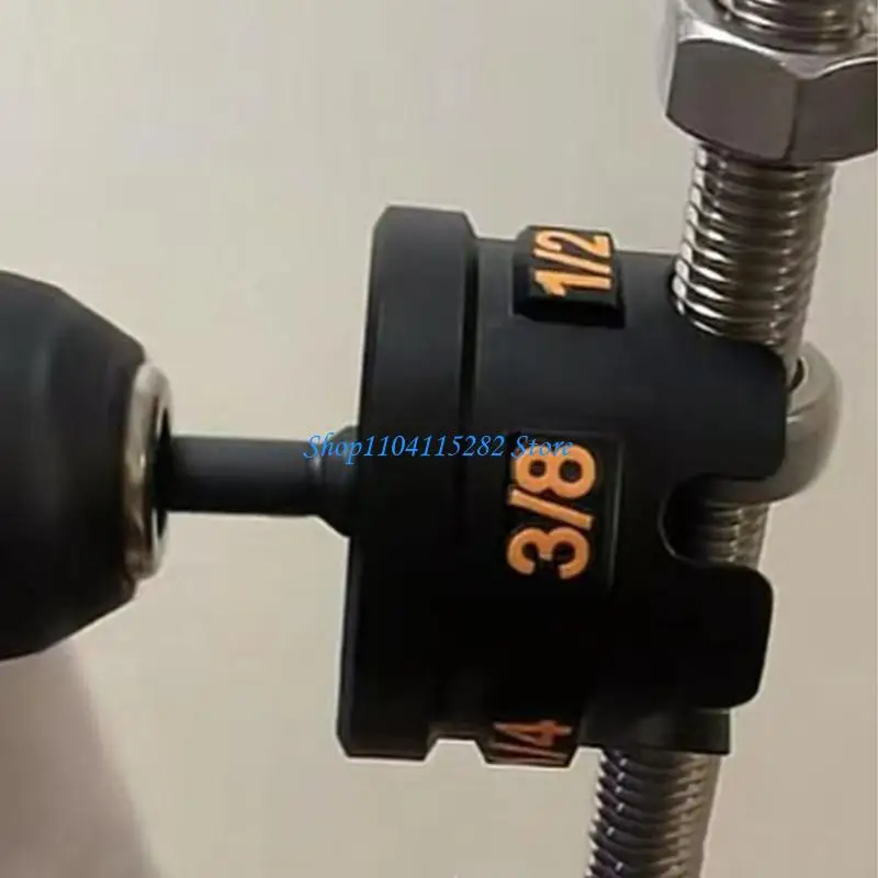 

Ergonomic Socket Wrench Spanner Adapter Suitable For Manual Electric Drills Prevents Crossing Threading In Auto Repairs