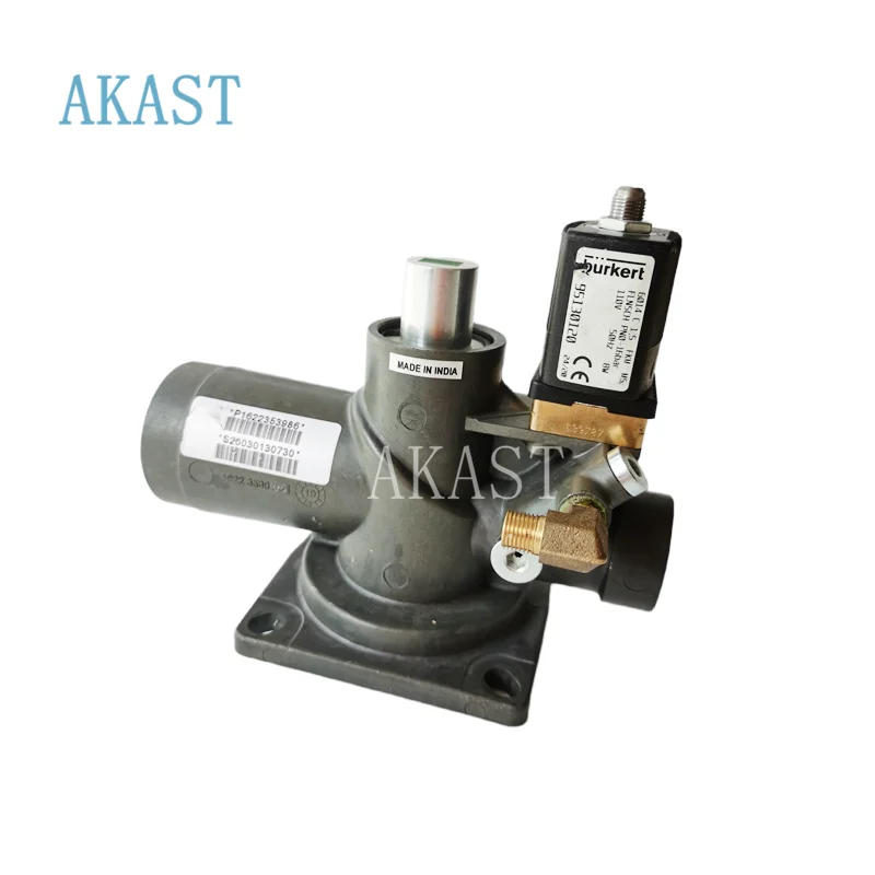 com Uma Válvula de Solenoide Livre Original Descarregador Conjunto da Válvula se Encaixa Atlas Copco Compressor de ar 1622353986