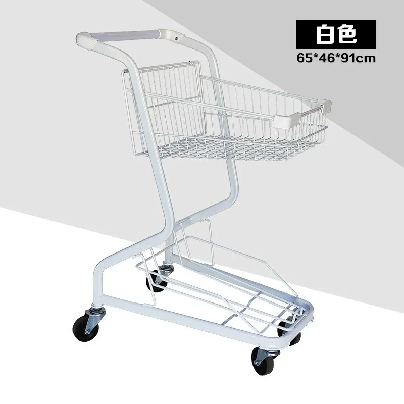 Double-decker with baskets for Shopping Carts for Supermarkets, Claw Machine Arcades, Snack Shops, and Convenience Stores