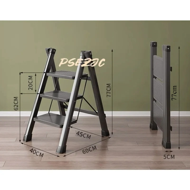 Household Foldable Herringbone Ladder for Indoor Multi-purpose Climbing High-energy Climbing Thickened Small Stairs