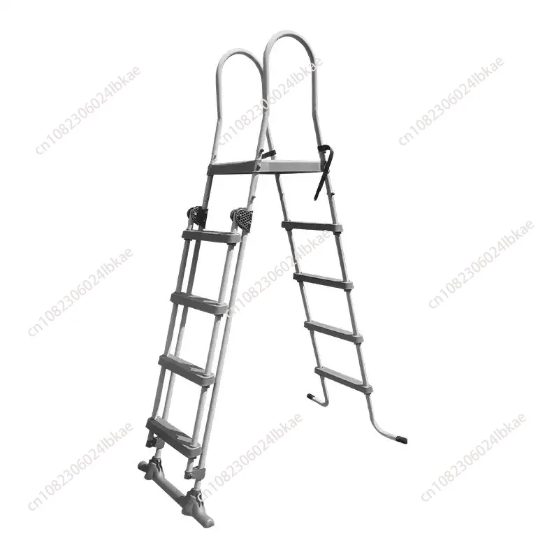 

Pool Entry Step Ladder with Secure Non-Slip Steps for Above Ground Outdoor Swimming Pools, 3 Steps,Assemble Easily