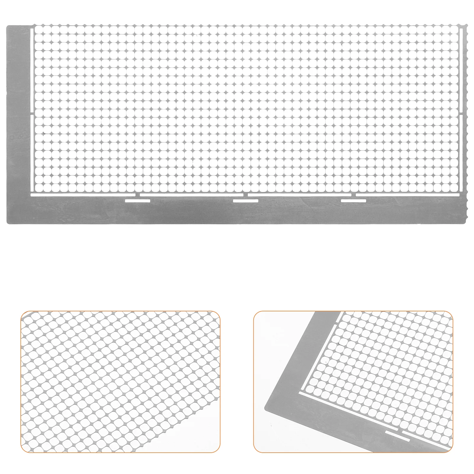 

Stainless Steel Diamond Painted Ruler for Rhinestone Embroidery Precision Tool Round Drill Craft Projects Easy