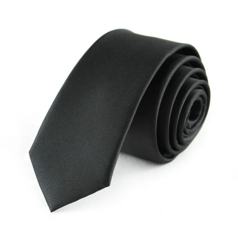 Fashion 5CM Narrow Neck Ties Black Easy To Tie Business Formal Tie Dot Neck Wear Wedding Necktie Men Meeting