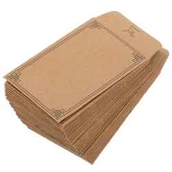 100 Pcs Seed Envelope Envelopes for Credit Card Small Coin Documents Glue Money Kraft Paper Seeds