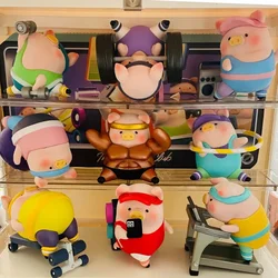 Lulu The Piggy The Fitness Club Series Blind Box Toy Cute Lulu Pig Action Figure Collection Doll Decor Girls Surprise Xmas Gifts