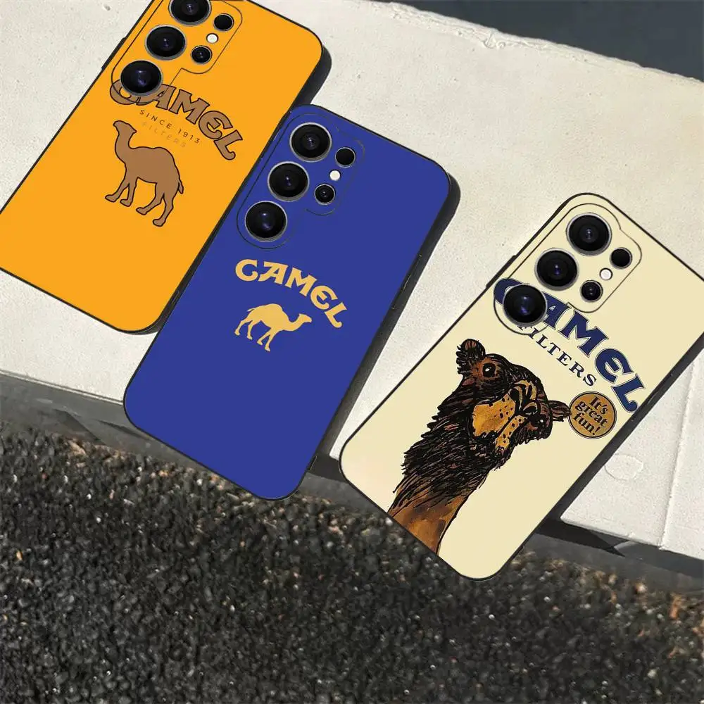 Vintage Camel Cigarettes Phone Case For Samsung S 24 fe 25 Ultra plus 20 lite 21 30 22 23 24 22 Ultra 5G Fundas view 6