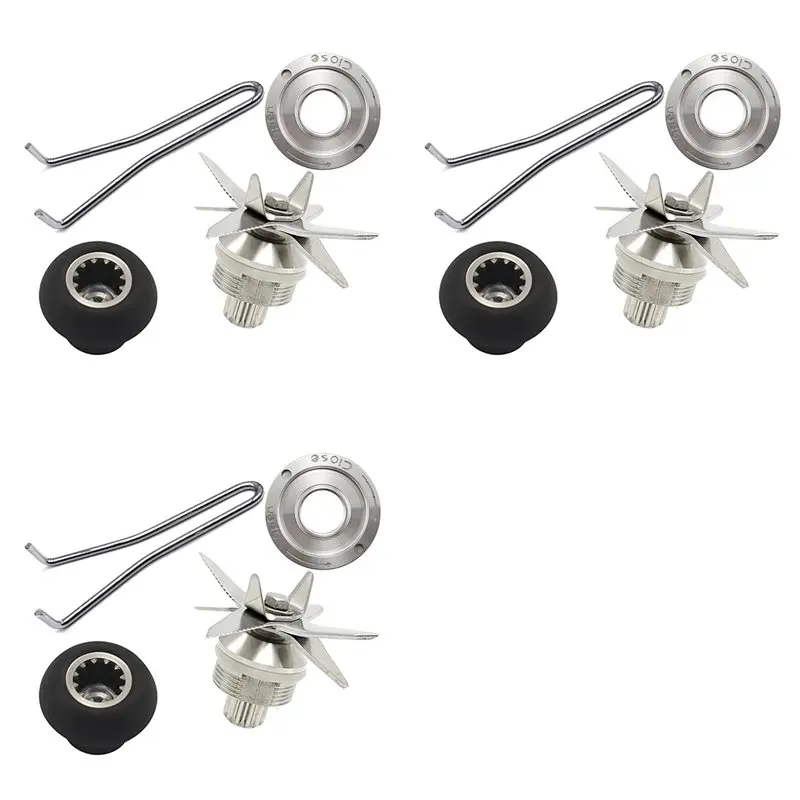 ABZA-3X Blender Juicer Blade Knife Replacement Parts For TWK TM 767 800 TWK Jtc 767 800 Jar 010 Biolomix G5200 G20