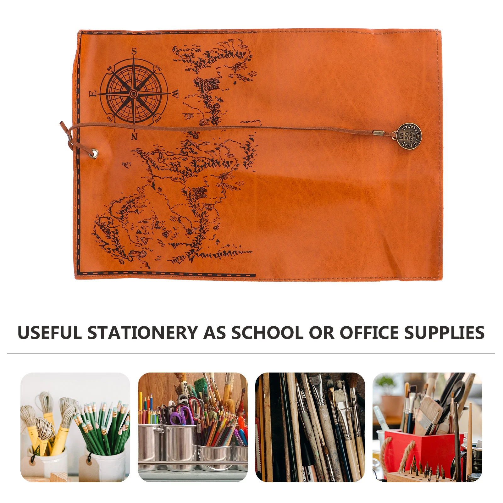 

Retro Canvas Pen Bag Storage Vintage Holder Pens Pouch Father's Day Gift Case Design