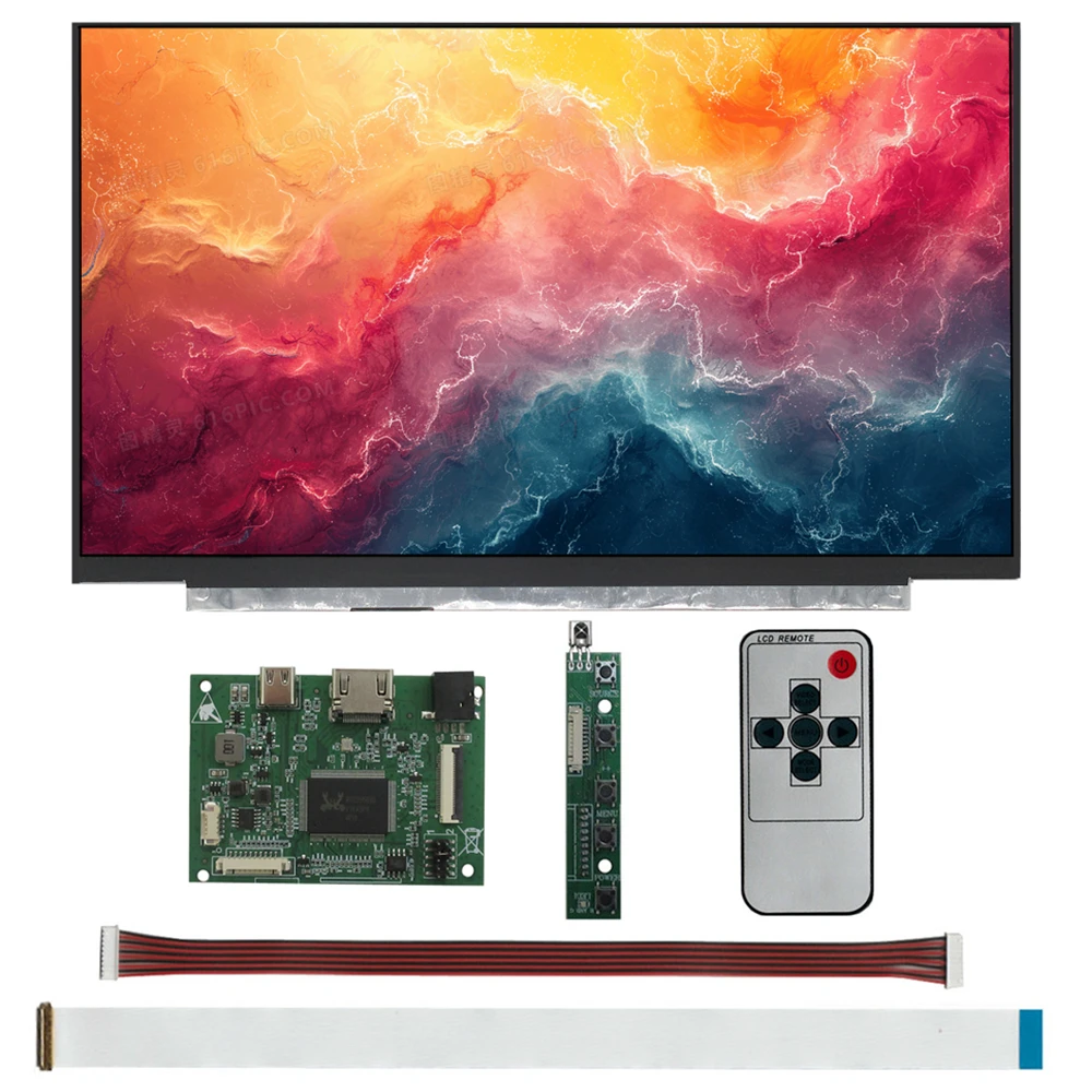 13.3 Inch LCD Screen Display HDMI Monitor Driver Control Board type C input Compatible For Lattepanda Raspberry Pi PC Banana Pi