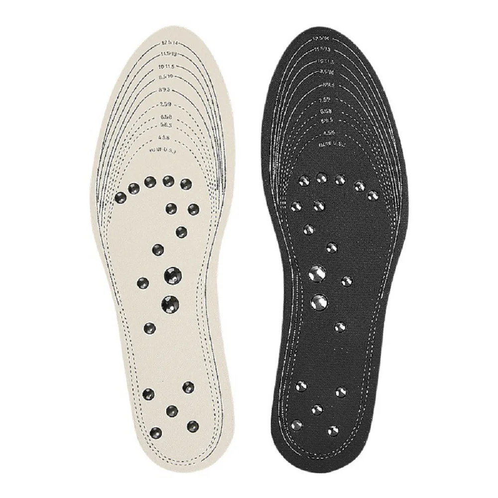 18 magnets Uni Magnetic Therapy Massage Insoles Foot Acupressure Shoe Pads Therapy Slimming Insoles for Weight Loss
