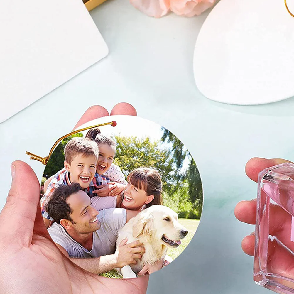 

40Pcs Blank Aroma Air Freshener Sheets Felt Sublimation DIY Double Sided Printable Hanging Sheets for Car Home Decoration Gift