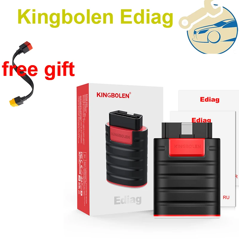 Original KINGBOLEN Ediag new version 2023 OBD2 Scanner with All Software 1 Year Free 15 kind of Resets Function ECU Coding