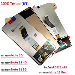 NEW Tested LCD Display Touch Screen Digiziter For Xiaomi Redmi Note 10S 11 4G 5G 11s 11 Pro LCD Display Assembly Replacement