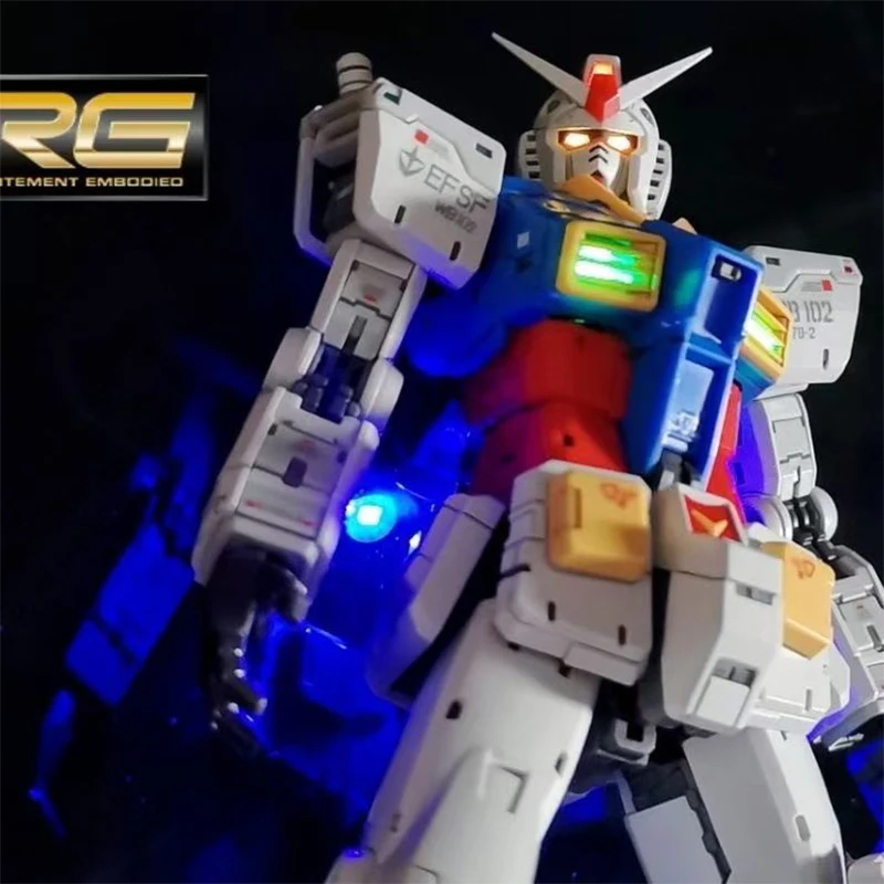 

Rg 2.0 RX-78-2 Light Group Blast Armor Modified Transparent Eyes High-quality Assembly Model Kit Gift Toy Collection