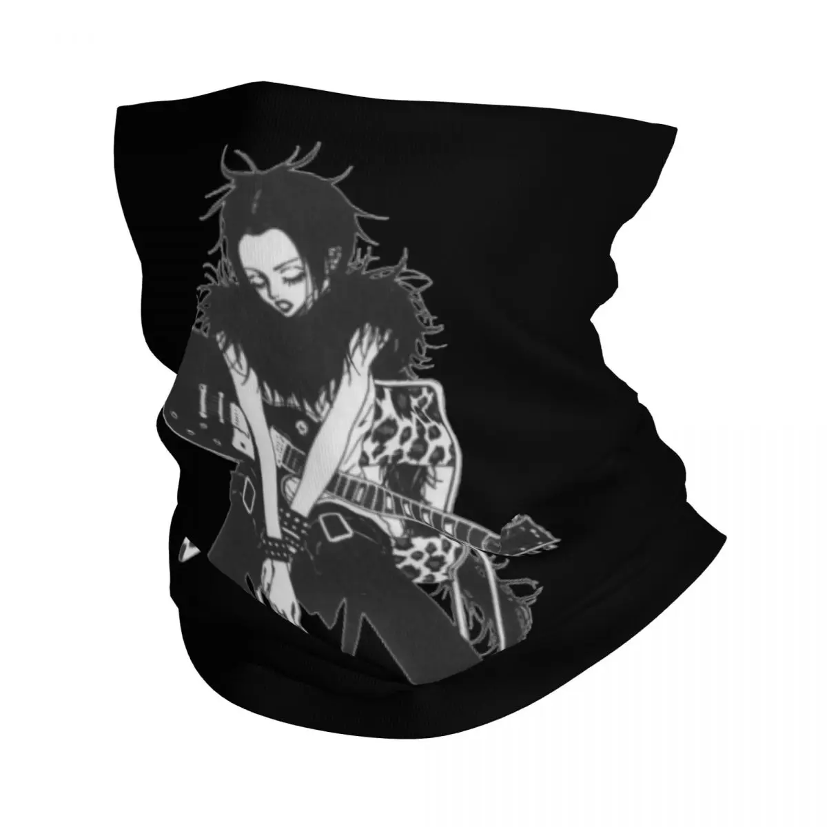 Nana Osaki Bandana Neck Gaiter The Black Stones Band Balaclavas Mask Scarf Multifunctional Cycling Hiking Adult Windproof