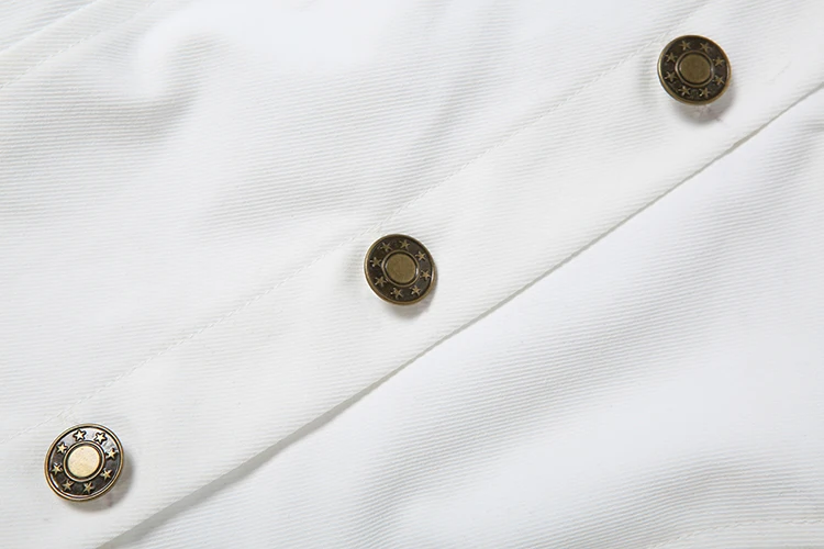 Weird Puss Damen-Mantel mit einreihiger Knopfleiste, O-Ausschnitt, lange Ärmel, Freizeit, schmal geschnitten, Büro-Stil, schlicht, klassisch, Herbstmode, schick, Streetwear – Detail 7