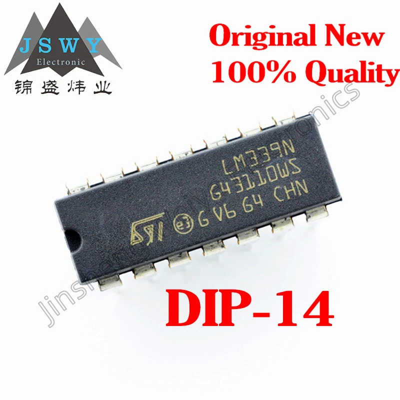 

(20/50 pieces) LM339N LM339 DIP-14 Four-channel voltage comparator / spot original / new stock / fast delivery / electronic chip