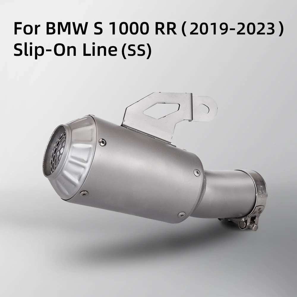 

Motorcycle Performance Exhaust Racing Line Connect Original Location Exhaust Muffler For S1000R S1000RR s1000rr silp on2019-2023