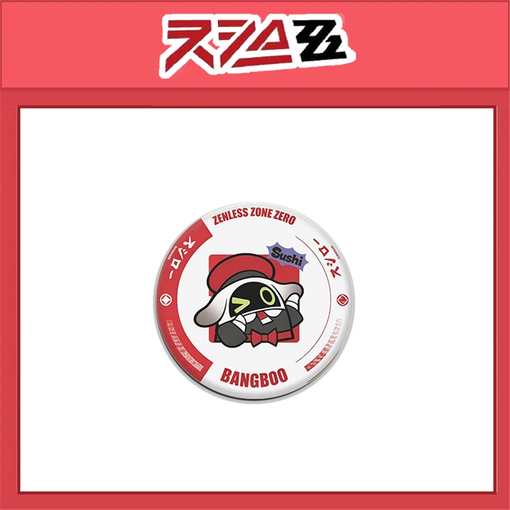 58mm Game Zenless Zone Zero Bangboo Lighter Yuzuha Seth Yanagi Cosplay COSTUME Badge Pin SPTE Tinplate Brooch﻿ Prop Gilf