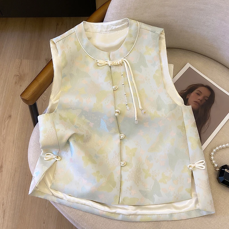 الرجعية تانغ البدلة Sle سترة المرأة زرر Svel أعلى جديد الصينية Sle Jaet الخريف ملابس خارجية تخفيف Sle البوليستر...