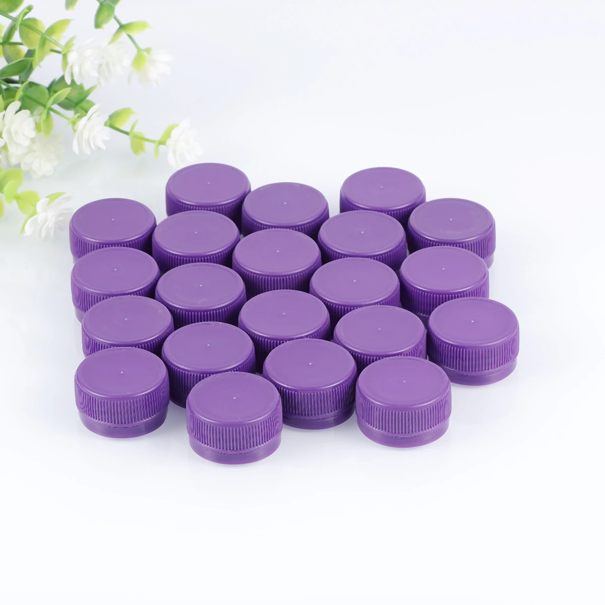 

100Pcs Plastic Drink Bottle Caps Colorful DIY Covers Handwork Educational Color Recognition Home Decoration