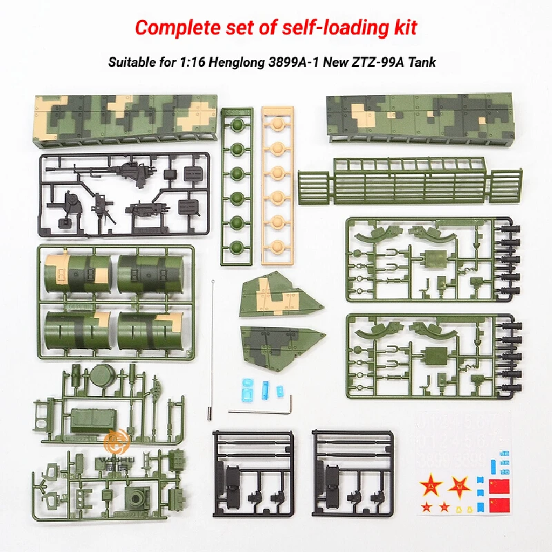 Henglong Rc Tank Spare Parts 1 16 Ztz 99a 3899a 1 Full Set Exterior Decoration Accessories For Remote Control Tank Model Upgrade