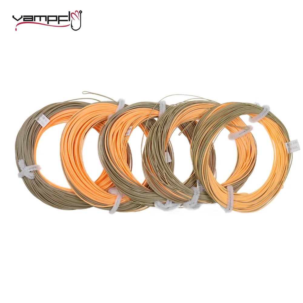 Vampfly Floating Weight Forward Single Handed Spey Fly Line Shooting Head Fly Fishing Line Dual-Tone Welded Loops Connector