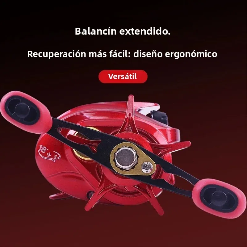 Carrete baitcasting Huidiao con freno magnético anti-retroceso para trucha - imagen 3