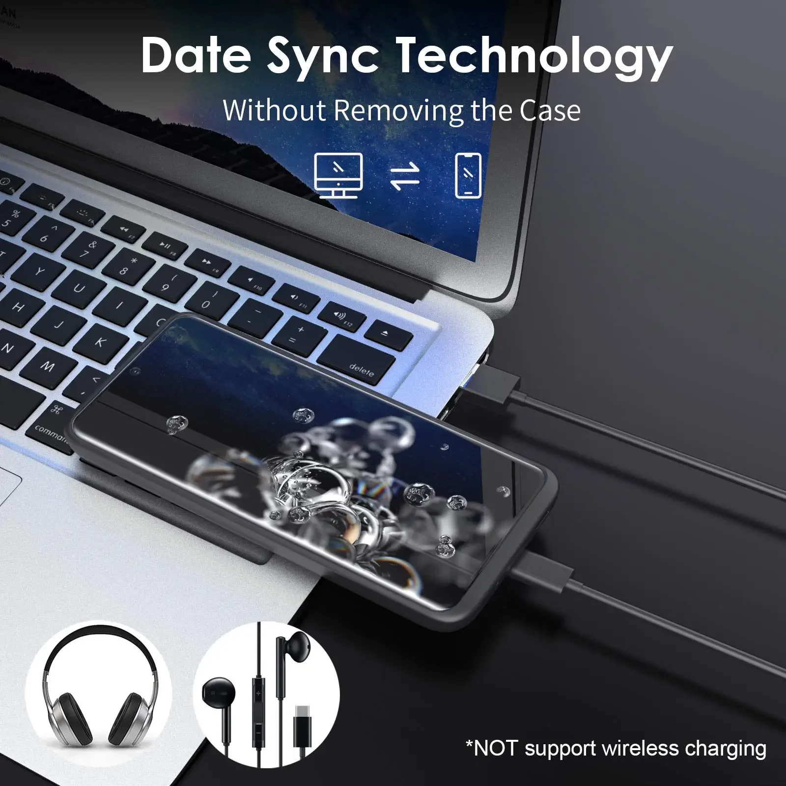 8500mAh Battery Charger Case for Samsung Galaxy S20 Ultra Portable Charging Cover Rechargeable Extended Battery Pack Power Bank