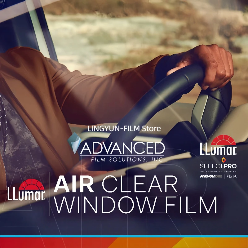 

LLumar AIRrange 1.52M*30M PET Automotive UV-proof Solar Glass Sunscreen Nanoceramic Privacy Film Heat Exhaust Car Windows Tone