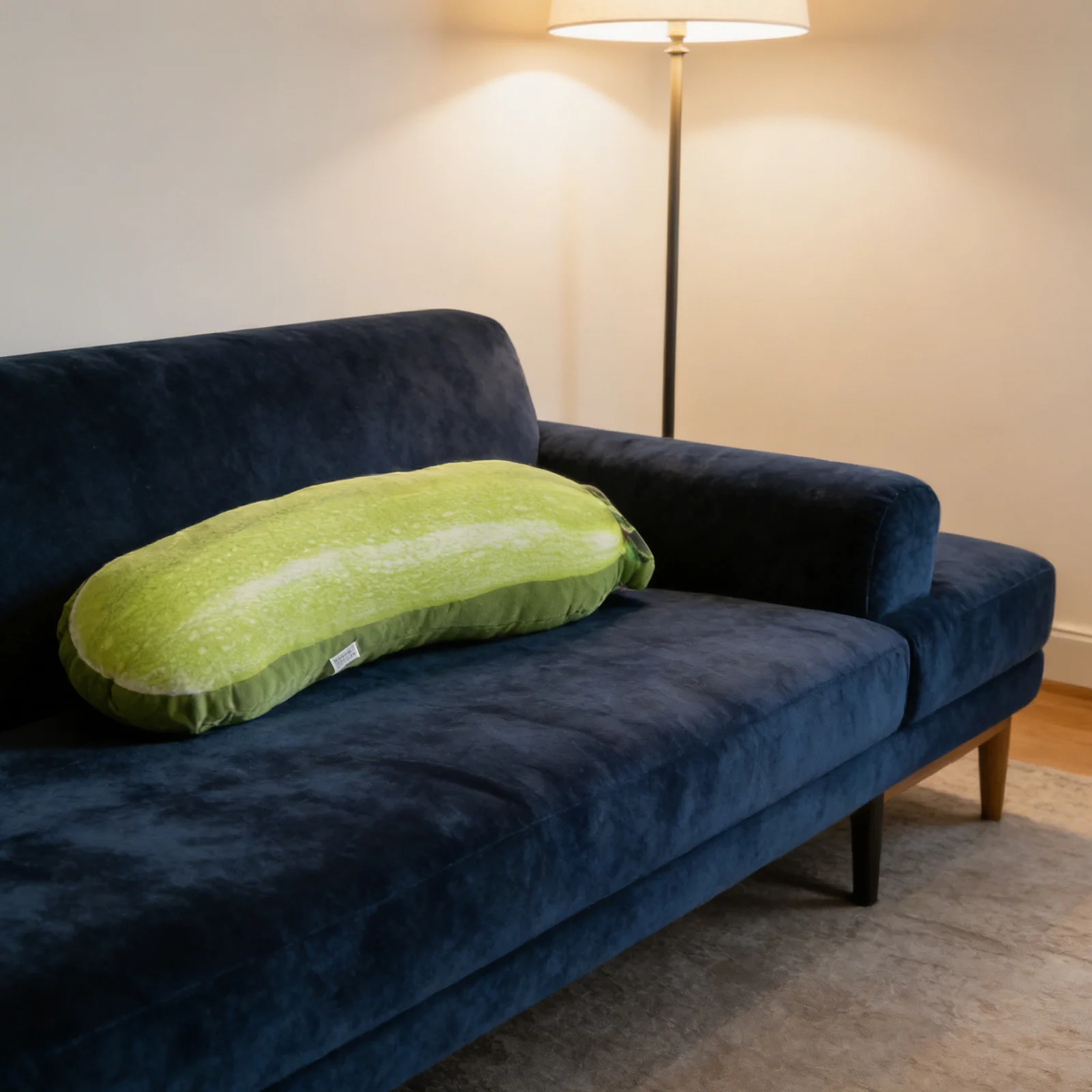 

21.61X7.86X6.29" Vegetable Pillow Courgette Food Shaped Plushie Cute Throw Pillows For Bed Couch Bedroom Decor Novelty Stuffed