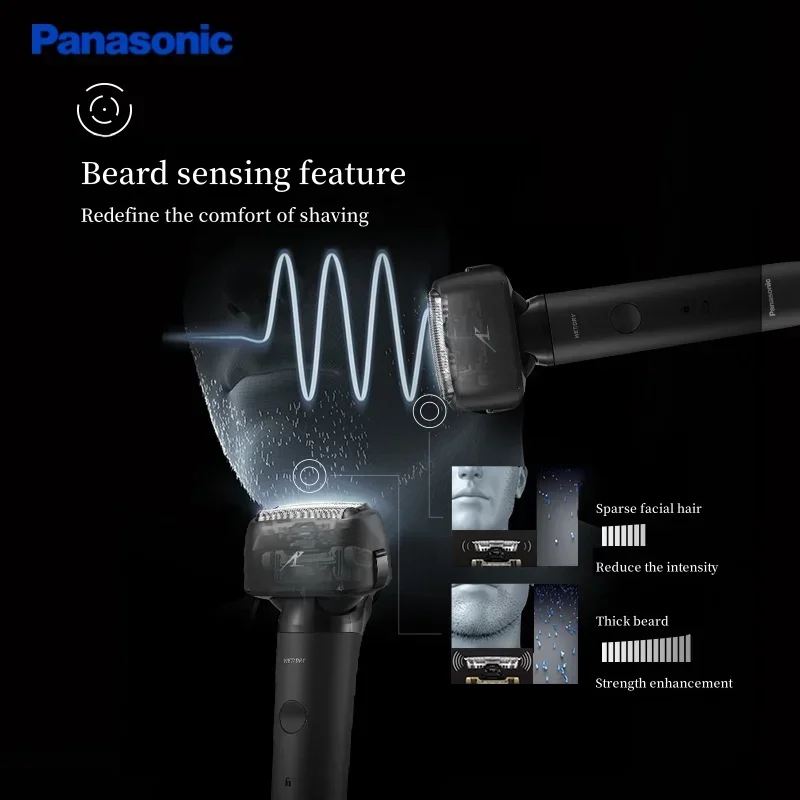 ماكينة حلاقة كهربائية باناسونيك ثلاثية الأبعاد بلاكستون 3 IPX7 ماكينة حلاقة مقاومة للماء رطبة وجافة ذات استخدام مزدوج بطارية لحية الوجه للرجال