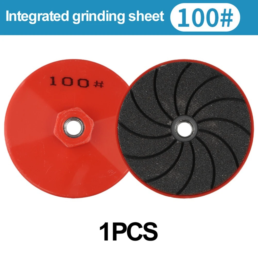 Integrated Grinding Disc for Industrial Metal Polishing and Tile Trimming Featuring Built-in Thread for Easy Mounting