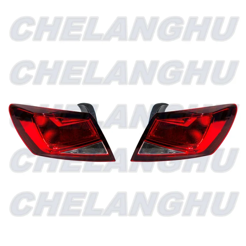 For SEAT Leon MK3 5F 2013 2014 2015 2016 2017 2018 2019 2020 Hatchback Pair L+R Outer Side Tail Light Rear Lamp Without Bulbs