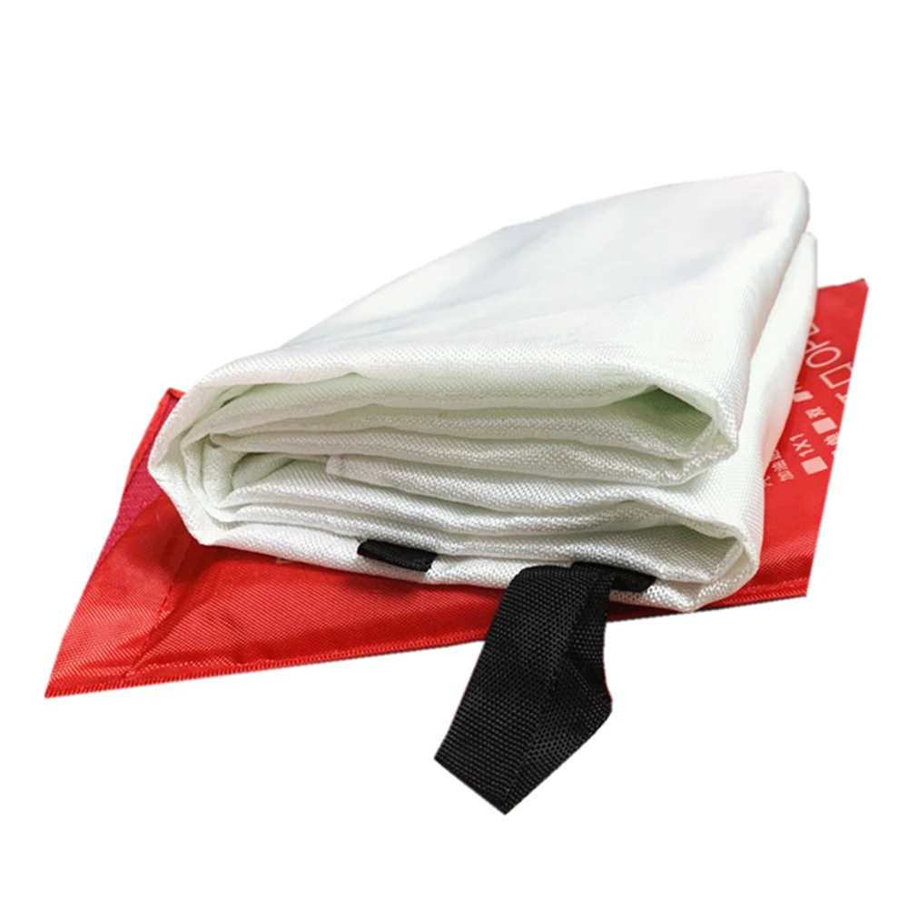 1.5M x 1.5M Fiberglass Fire Blanket Fire Flame Retardant Emergency Survival Fire Shelter Safety Cover Fire Extinguisher