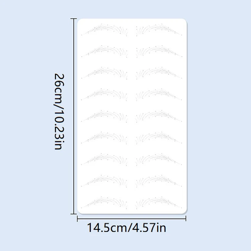 NEW Semi-permanent Wild Line Eyebrow Tattoo Practice Skin Beginner Embroidery Silicone Simulated Brows Training Skin Tattoo Tool
