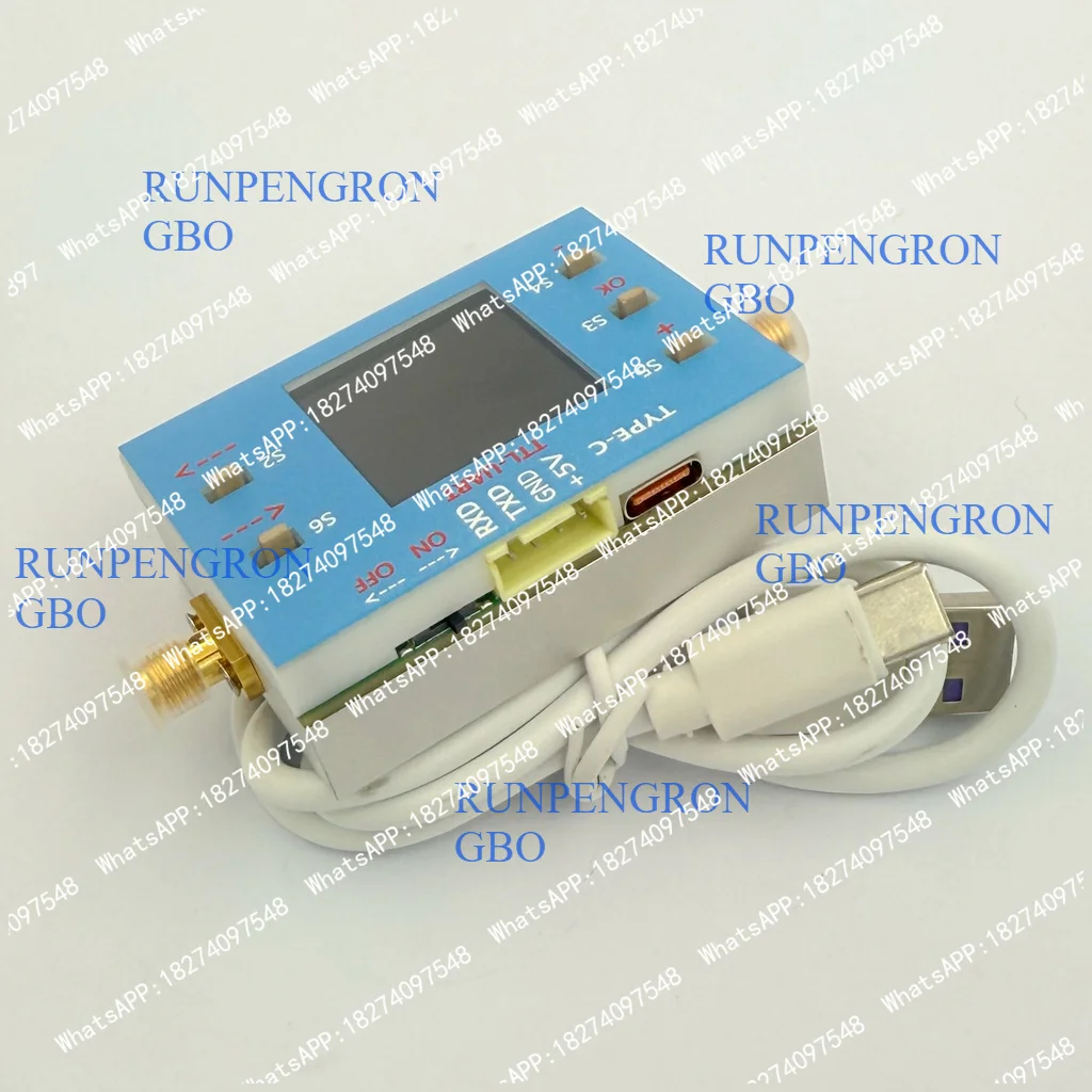 High Precision 10M-6G 0.1DB Digital Programmable RF Attenuator 30DB TFT Display Supports Communication