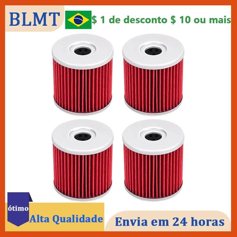 1/2/3/4 peças filtro de óleo de peças de motocicleta para hyosung gt650 gt650r gt650s cometa gv650 aquila evitar st7 gv 650 gt 650r 650s 650 r s