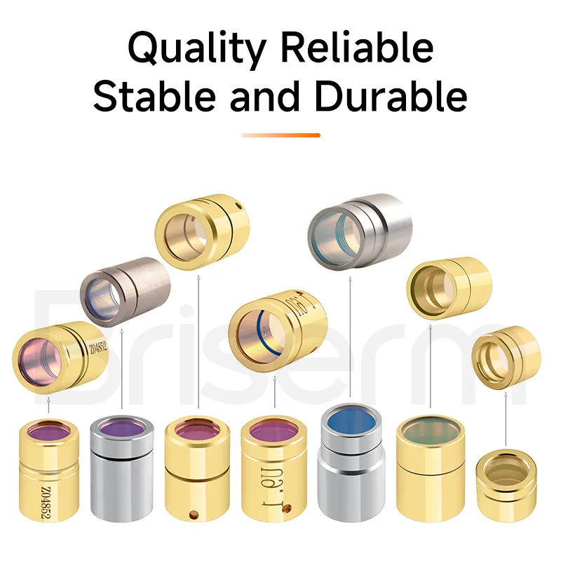 Raycus Max Laser Source Protection Window Lens IPG Reci QBH Protective Cap Laser Welding Cutting Optical Fiber Cable Crystal
