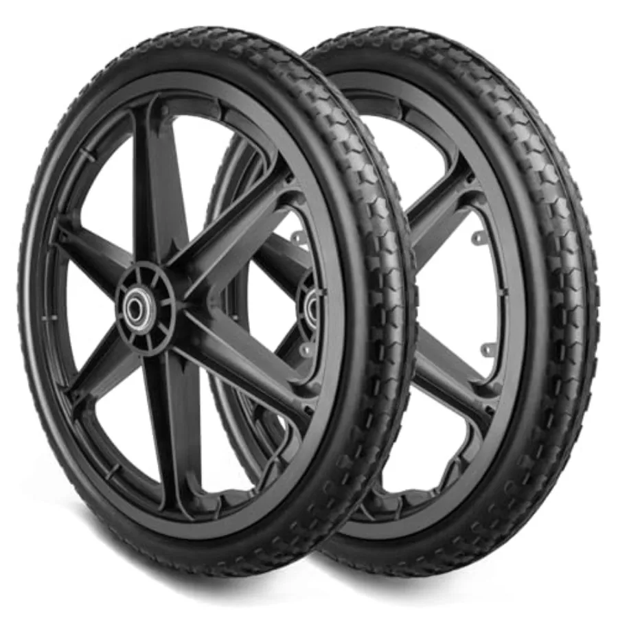 

Колесо в сборе 20x1.95 дюймов с защитой от проколов для садовых тележек Rubbermaid, 20-дюймовые колеса для садовых тележек с подшипником 5/8 дюйма, замена