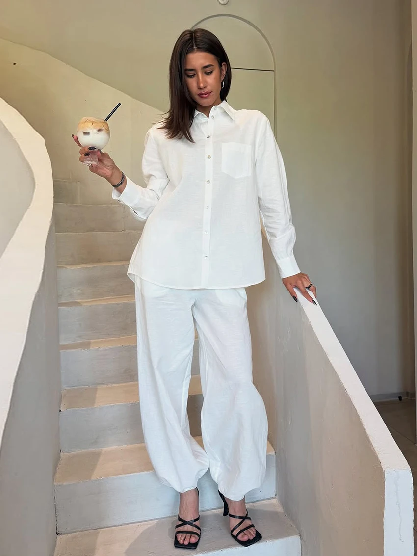 

Marthaqiqi хлопковые зимние женские пижамные костюмы с отложным воротником, одежда для сна с длинными рукавами, брюки, женские ночные рубашки, комплект из 2 предметов