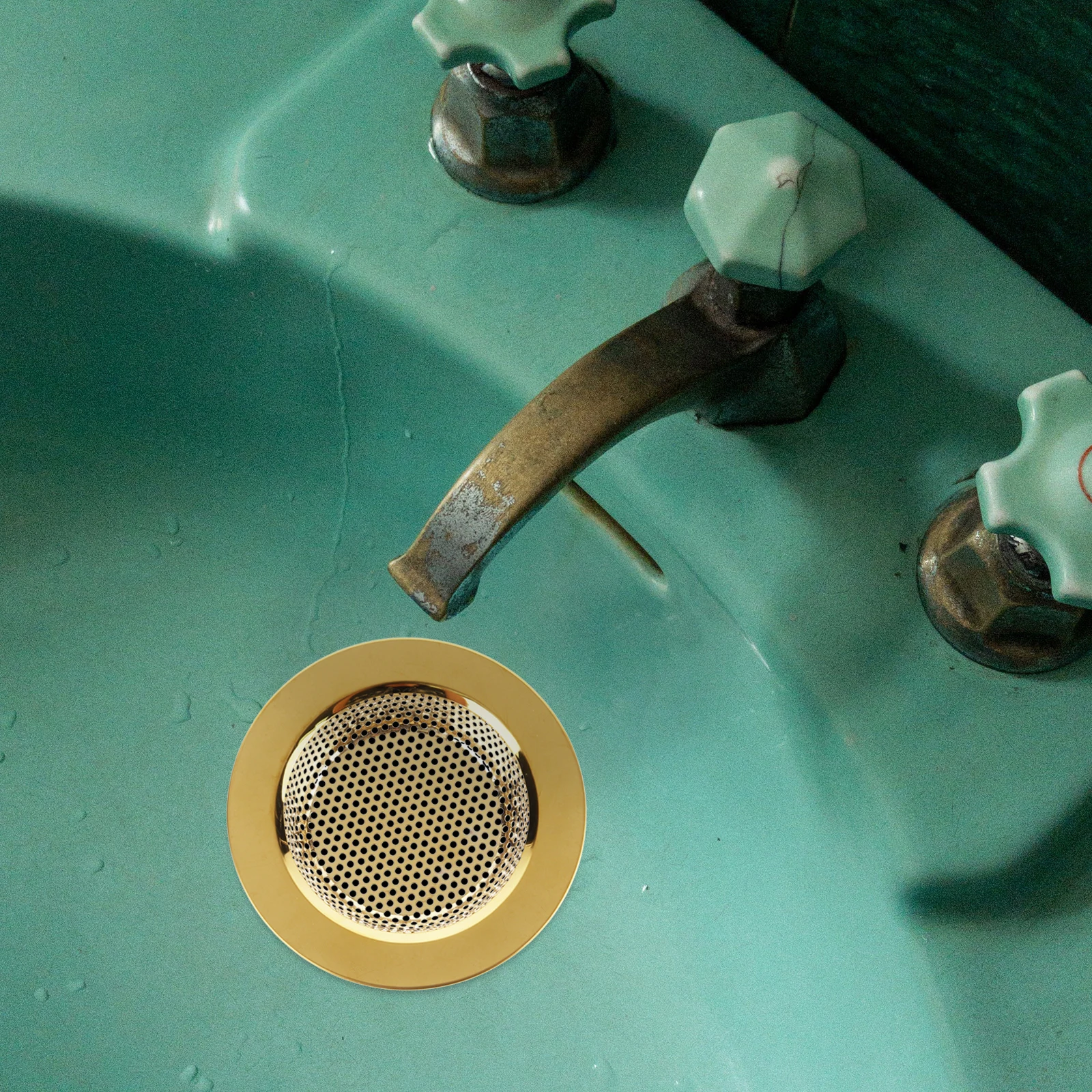 1 مجموعة مصفاة حوض المعادن المطاط المطبخ بالوعة سدادة غطاء سلة المرشح مكافحة انسداد تجاوز حماية سهلة التركيب #1